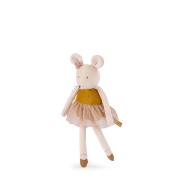 MOULIN ROTY - Peluche Petite Souris - Or