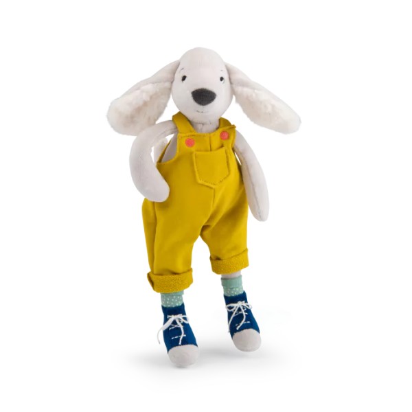 MOULIN ROTY - Poupée Chien Pilou - Jaune
