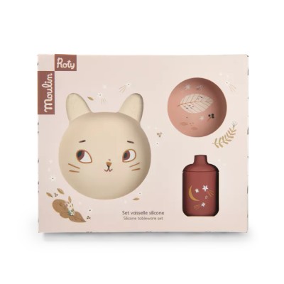 MOULIN ROTY - Set vaisselle Silicone - Après la Pluie