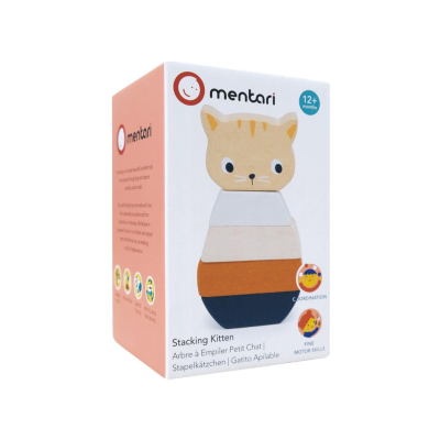 MENTARI - Chat Empilable en bois
