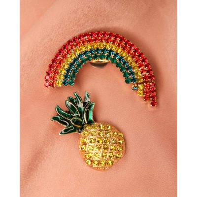 FROUFROUZ - Clips Arc en ciel & Ananas
