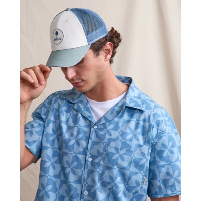 FAGUO - Casquette Trucker - Vert & bleu