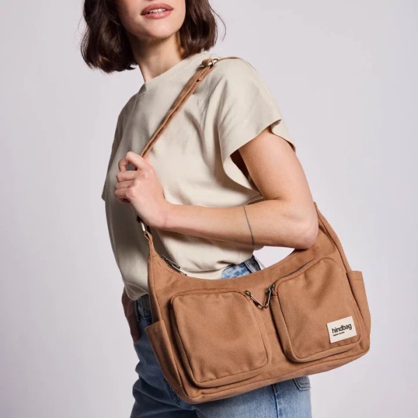 HINDBAG - Sac Multipocket Emile - Cannelle