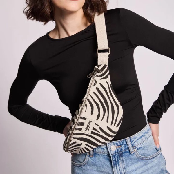 HINDBAG - Sac banane Olivia - Zèbre
