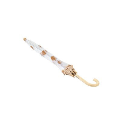 ANATOLE - Parapluie Enfant Transparent à Pois - Caramel