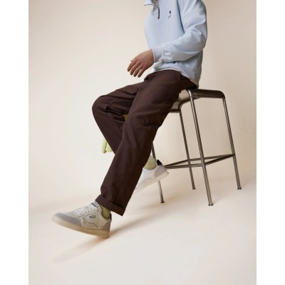 FAGUO - Pantalon droit marron HAGENAU