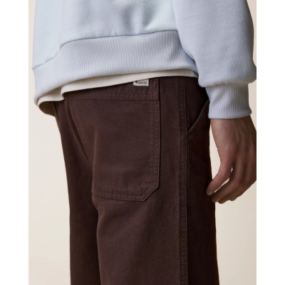 FAGUO - Pantalon droit marron HAGENAU