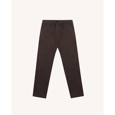FAGUO - Pantalon droit marron HAGENAU