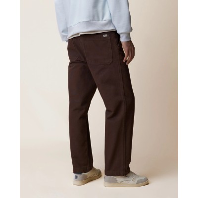 FAGUO - Pantalon droit marron HAGENAU