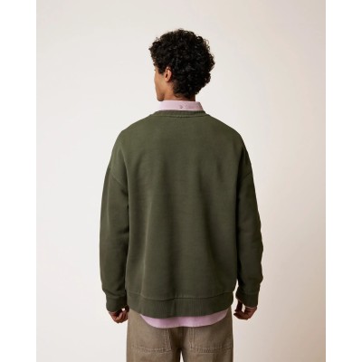 FAGUO - Sweat col rond homme kaki FANGO