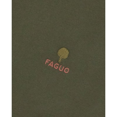 FAGUO - Sweat col rond homme kaki FANGO