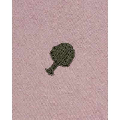 FAGUO - T-shirt mauve homme en coton recyclé
