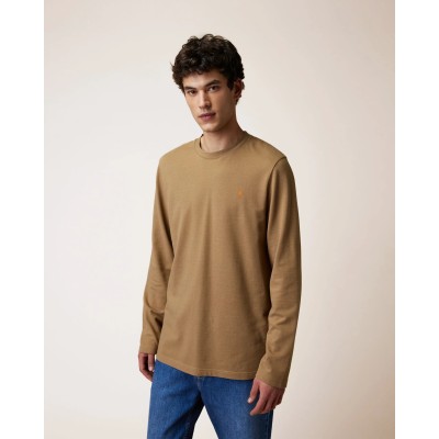 FAGUO - T-shirt manches longues camel