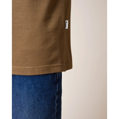 FAGUO - T-shirt manches longues camel