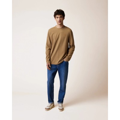 FAGUO - T-shirt manches longues camel