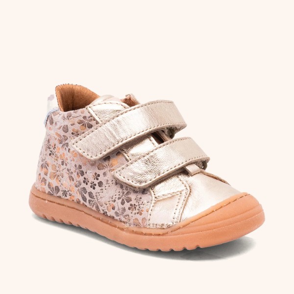 Bisgaard – Chaussures Premiers Pas Cuir Rose Fleurie - Thor V