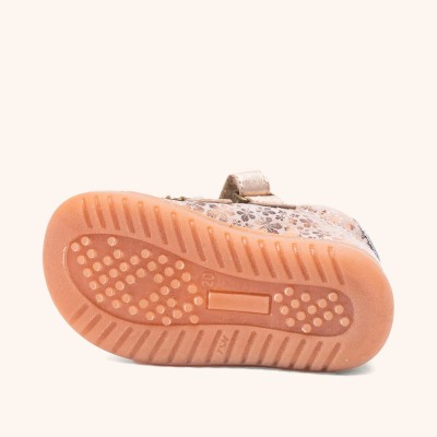 Bisgaard – Chaussures Premiers Pas Cuir Rose Fleurie - Thor V