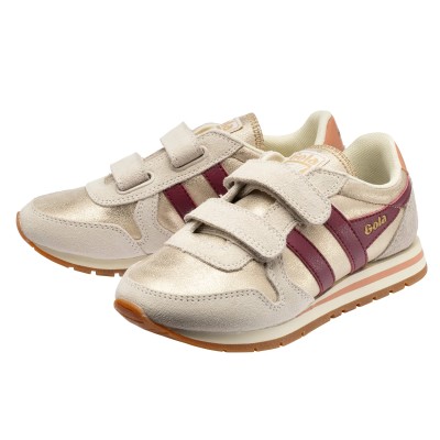 GOLA - Baskets Daytona - Gold Cerise Terracotta