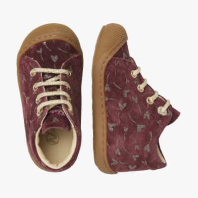 Naturino – Cocoon chaussure bébé à lacet - violet