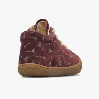 Naturino – Cocoon chaussure bébé à lacet - violet