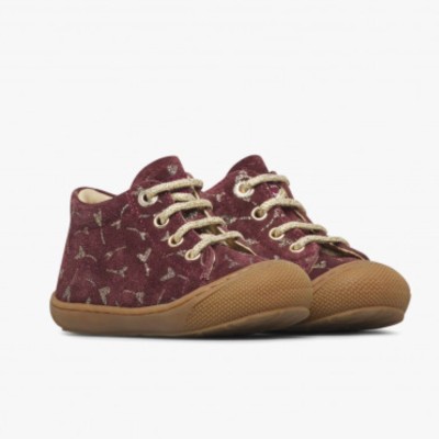 Naturino – Cocoon chaussure bébé à lacet - violet