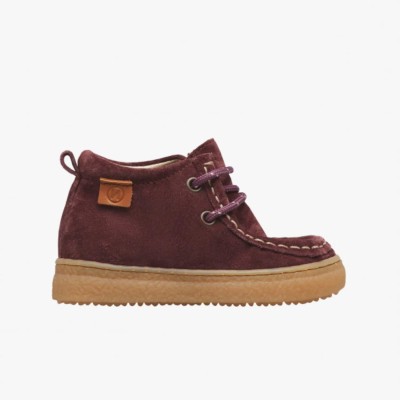 Naturino – Chaussures Bébé Daim Prune - Kasden