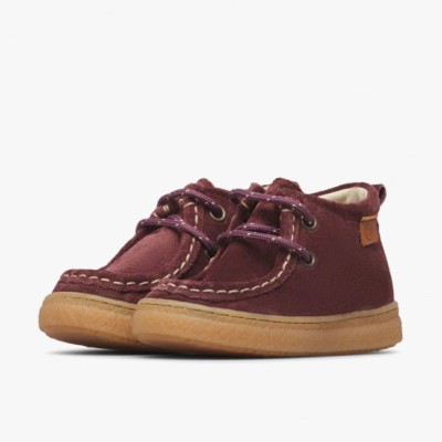Naturino – Chaussures Bébé Daim Prune - Kasden