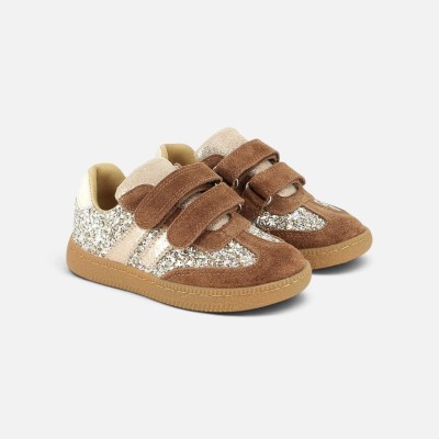 SHOOPOM - Baskets Yuzu Lo Scratch - Brown Platine