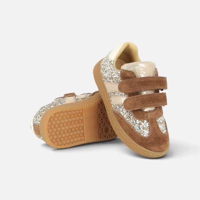 SHOOPOM - Baskets Yuzu Lo Scratch - Brown Platine