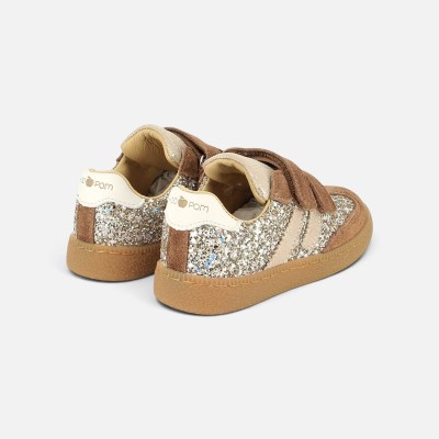 SHOOPOM - Baskets Yuzu Lo Scratch - Brown Platine