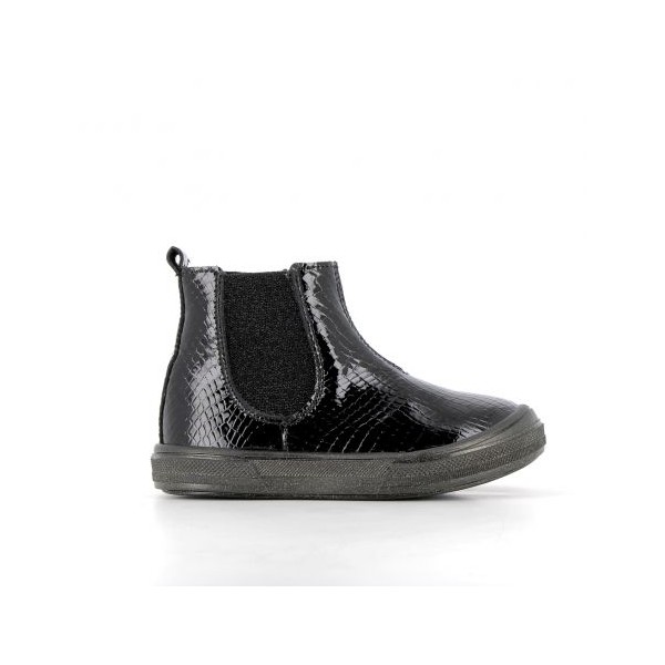 BOPY - Bottines fille noir vernis SEBESTAR