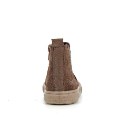 BOPY - Bottines fille marron brillant SEBESTAR