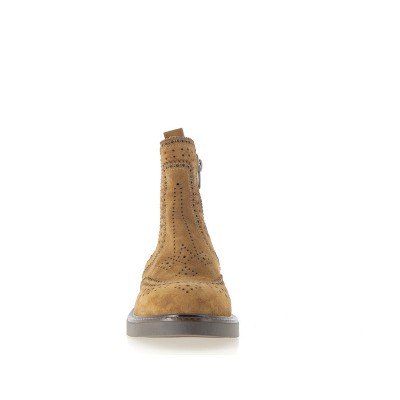 COCO & ABRICOT - Boots femme cognac SALERANS