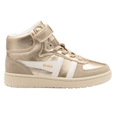 GOLA - Baskets montantes Glimmer - Gold Off White