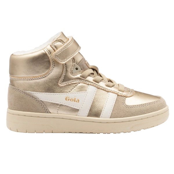 GOLA - Baskets montantes Glimmer - Gold Off White