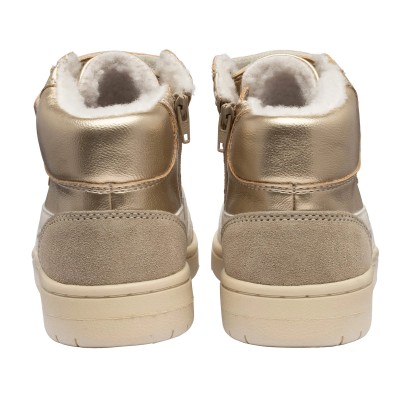 GOLA - Baskets montantes Glimmer - Gold Off White