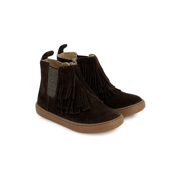 SHOOPOM - Bottines Play Frifri - Chocolat