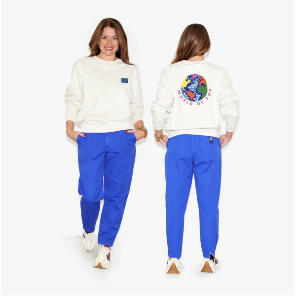 WORLD OF POP - Sweat Planète - Off White