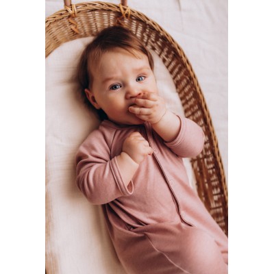 WOOLY ORGANIC - Pyjama Lyocell/ Laine - Pink Sand