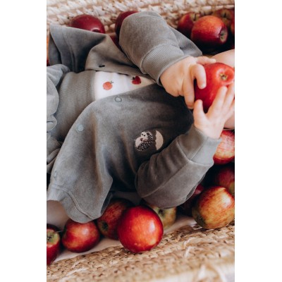 WOOLY ORGANIC - Veste brodée - Kaki