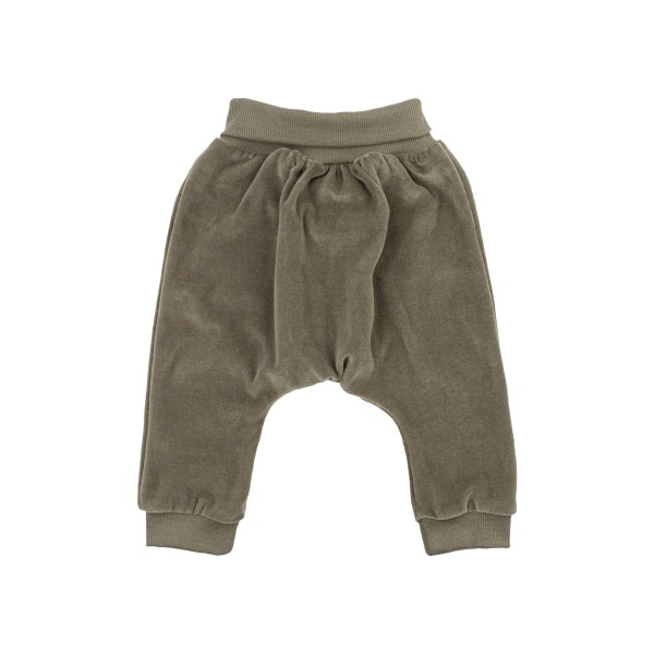 WOOLY ORGANIC - Pantalon en velours - Kaki