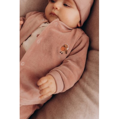 WOOLY ORGANIC - Veste brodée - Rosewood