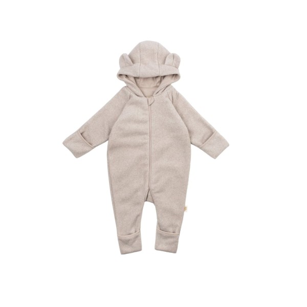 WOOLY ORGANIC - Combinaison à capuche - Taupe clair