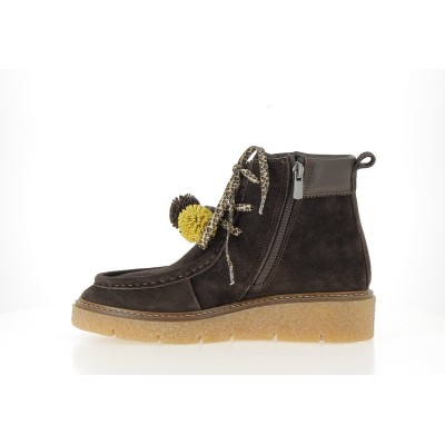 COCO ET ABRICOT - Bottines Etevaux - Chocolat