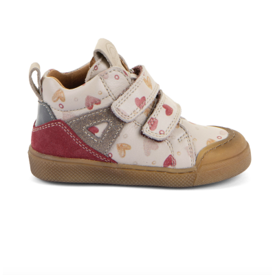 FRODDO - Baskets Rosario High Top - Nude Coeur