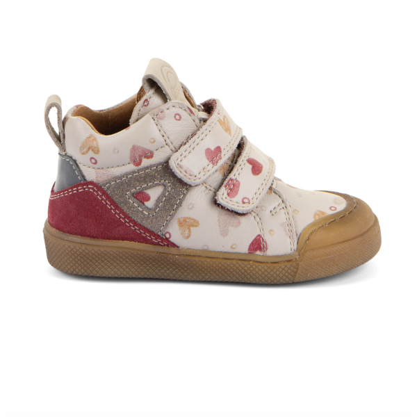 FRODDO - Baskets Rosario High Top - Nude Coeur