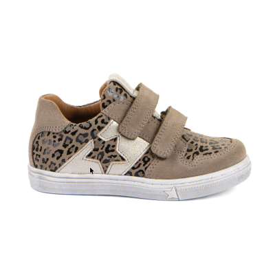 FRODDO - Baskets Dolvy - Beige Léopard