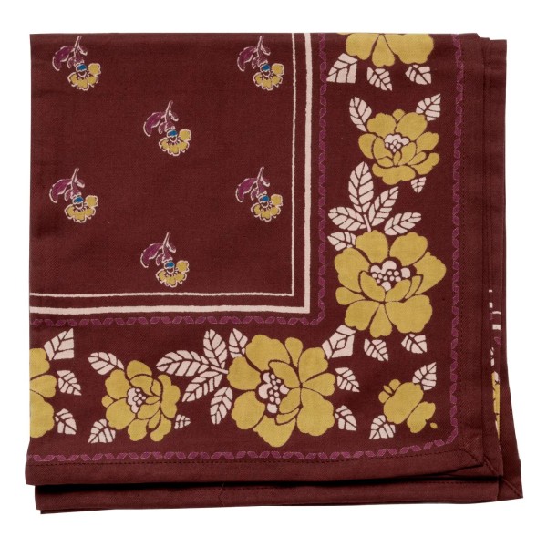 Foulard BONHEUR DU JOUR Nur Chocolat