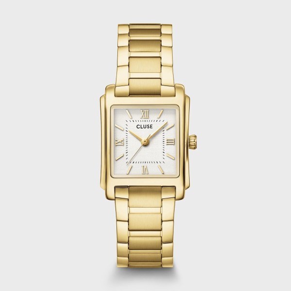 Montre CLUSE Anglée dorée cadran blanc