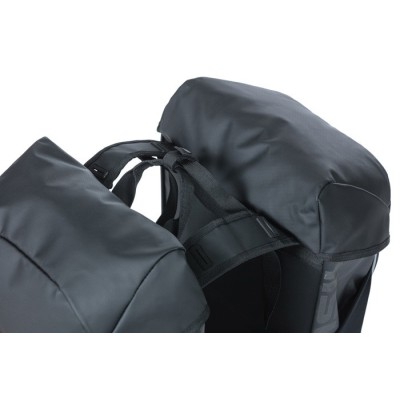 BASIL MILES TARPAULIN DOUBLE BAG BASIL MILES TARPAULIN DOUBLE BAG